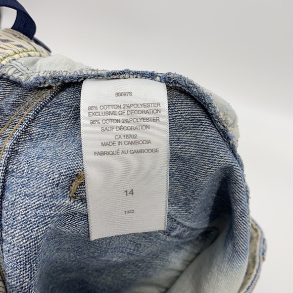 Levi Strauss 514 Acid Wash Tye Dye Jean Shorts - Picture 12 of 12